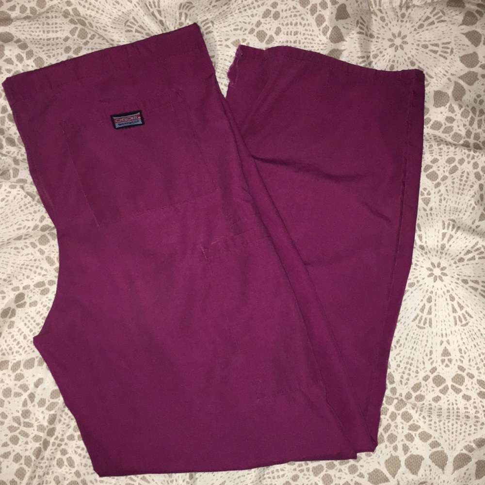 Maroon Small Cherokee Scrub Pants